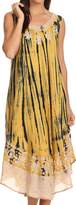 Thumbnail for your product : Sakkas 15009 - Alexis Embroidered Long Sleeveless Floral Caftan Dress/Cover Up - OS