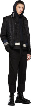 MONCLER GENIUS Moncler Genius 5 Moncler Black Cotton Trousers
