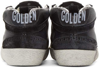 Golden Goose Black Mid Star Sneakers