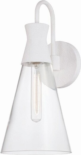 Capital Lighting CapitalLightingPaloma1-LightWallLightinTexturedWhite