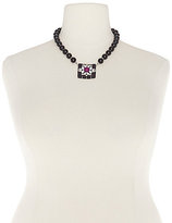Thumbnail for your product : Lane Bryant Bead necklace with plate pendant