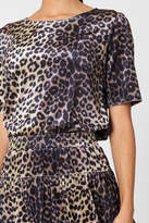 Thumbnail for your product : Qontrast X Na Kd Leopard Velvet Top Leopard