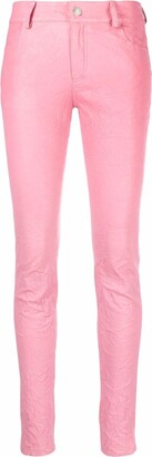 Pink Leather Trousers | Shop the world's largest collection of fashion |  ShopStyle UK