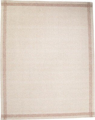 TJMAXX 8X10 Wool Wander Fine Linear Border Area Rug