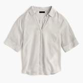 Thumbnail for your product : J.Crew Short-sleeve button-up shirt in silk