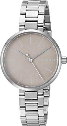 Skagen Women's 'Signatur' Quartz Stainless Steel Casual Watch, Color -Toned (Model: SKW2647)
