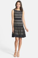 Thumbnail for your product : Taylor Dresses Eyelet Stripe Drop Waist Dress