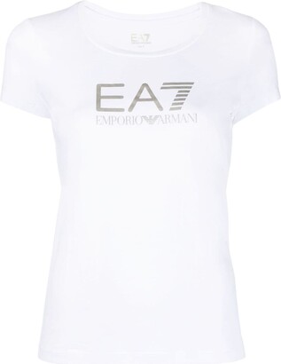 EA7 Emporio Armani logo-print short-sleeve T-shirt