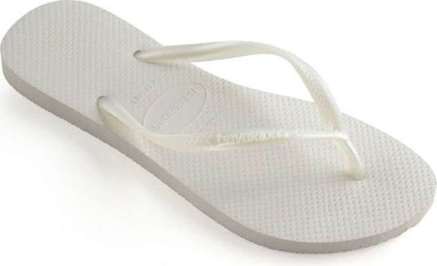 Havaianas Women's White Flip Flop Sandals | ShopStyle