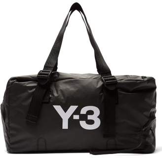 Y-3 Y 3 Bungee Logo Print Weekend Bag - Mens - Black