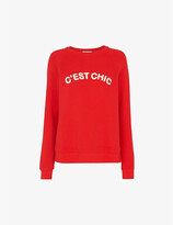 Thumbnail for your product : Whistles C'est Chic round-neck cotton-blend jumper