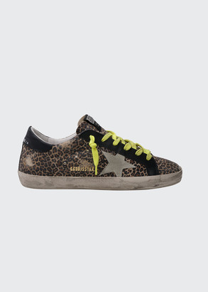 golden goose ice suede leopard