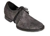 Thumbnail for your product : Coated Leather Derby Lace-Up Shoes