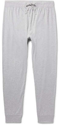 Handvaerk Slim-fit Tapered MÃ©lange Pima Cotton-jersey Pyjama Trousers