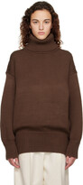Thumbnail for your product : The Row Brown Ludo Turtleneck