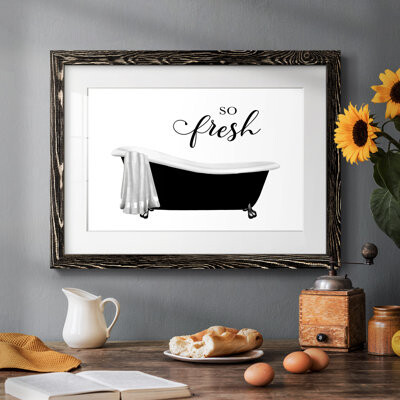 Trinx So Fresh Framed On Paper Print