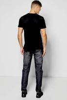 Thumbnail for your product : boohoo Skinny Fit Rigid Jeans With Extreme Rips