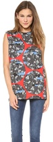 Thumbnail for your product : Opening Ceremony Moon Print Tunic Tank