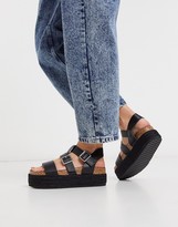asos design jaguar espadrille flatforms