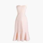 Thumbnail for your product : J.Crew Petite strapless ruffle-hem dress in faille