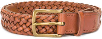 Polo Ralph Lauren interlaced leather belt