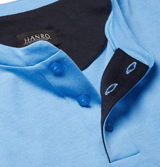 Hanro Floris Cotton-Jersey Pyjama Set