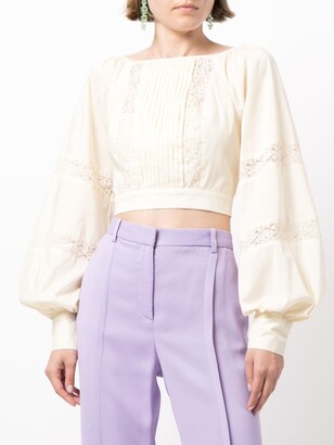Alice McCall Blissful Song cropped blouse