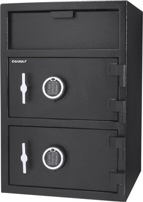 Lvchenman Digital Keypad Two Lock Depository Safe 1 6 2 Cubic Ft