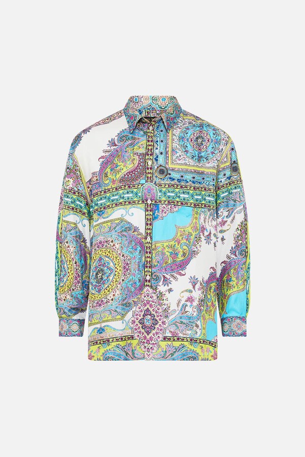Camilla Long Sleeve Oversized Shirt Magic Carpet Ride