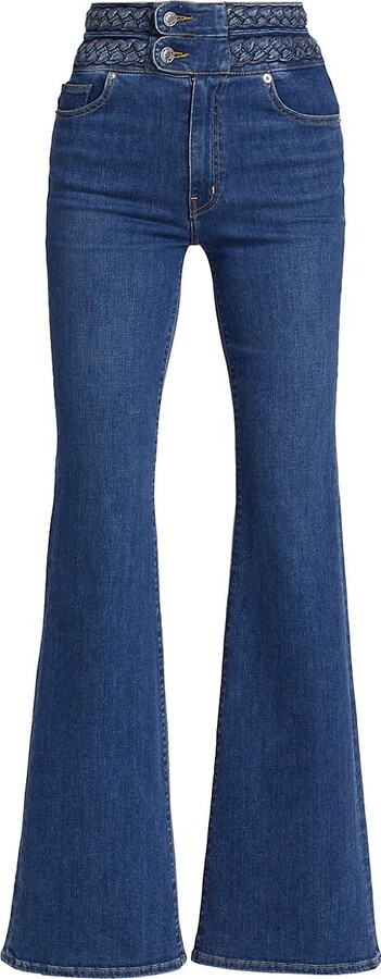 Crosby High Rise Flare Jeans - Park Rinse
