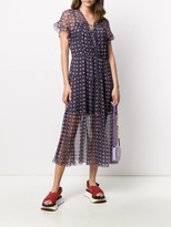 Thumbnail for your product : See by Chloe Geometric Print Maxi Dress