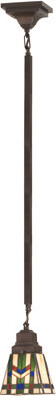Meyda Lighting Prairie Wheat 1 - Light Single Cone Pendant