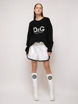 Thumbnail for your product : Dolce & Gabbana 90mm Rubberized Faux Leather Tall Boots