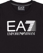 Thumbnail for your product : EA7 Emporio Armani Logo print cotton jersey t-shirt
