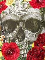 Thumbnail for your product : Philipp Plein embellished floral skull T-shirt