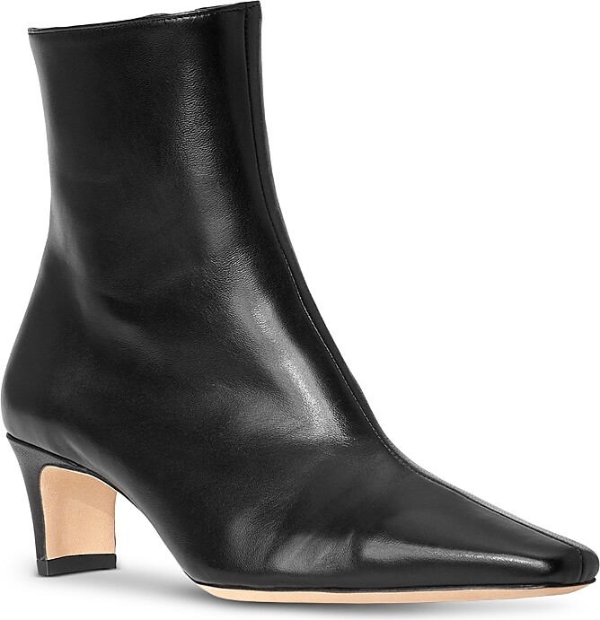 Staud Women's Wally Leather Ankle Booties
