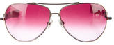 Thumbnail for your product : Chrome Hearts Gradient Aviator Sunglasses