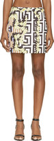 Thumbnail for your product : Versace White Multi Print Skirt
