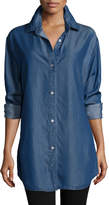 Thumbnail for your product : Go Silk Long-Sleeve Button-Front Denim Shirt, Petite