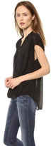 Thumbnail for your product : Helmut Lang Draped Angled Top