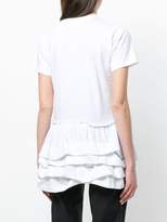 Thumbnail for your product : Comme des Garcons asymmetric pleated hem T-shirt