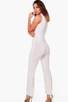 Thumbnail for your product : boohoo Plunge V Neck Jumpsuit
