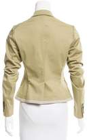 Thumbnail for your product : Piazza Sempione Cropped One-Button Blazer w/ Tags