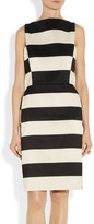Thumbnail for your product : Lanvin Striped cotton-blend sheath dress