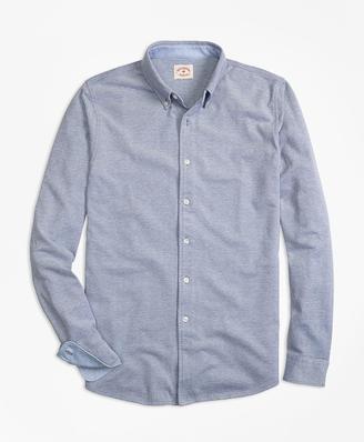 Brooks Brothers Oxford Knit Button-Down Shirt