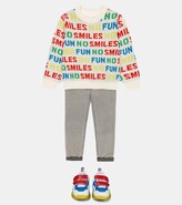 Thumbnail for your product : Stella McCartney Kids Jacquard cotton-blend sweater