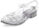 Thumbnail for your product : New Look Black Caged Jelly Shoes