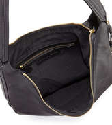 Thumbnail for your product : Halston Leather Slouch Hobo Bag, Black