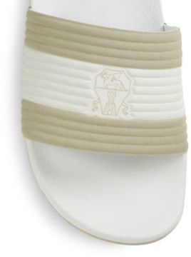 Brunello Cucinelli Two-Tonal Quilted Slides