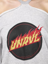 Thumbnail for your product : Unravel Cut Out Cotton Jersey Sweatshirt
